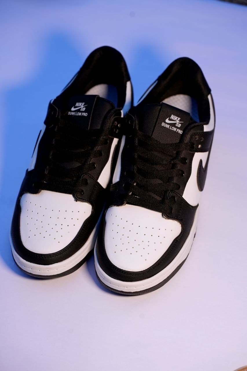 Nike Dunk Low Retro White Black Panda - In-Hand Front Pair