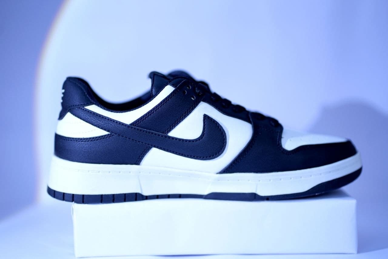 Nike Dunk Low Retro White Black Panda - In-Hand Box Profile